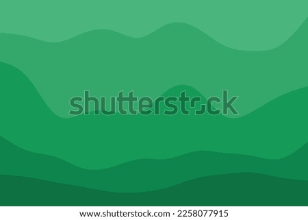 Vector Green Fab Layer Shape Zigzag Concept Abstract Background Flat Design Style Plot