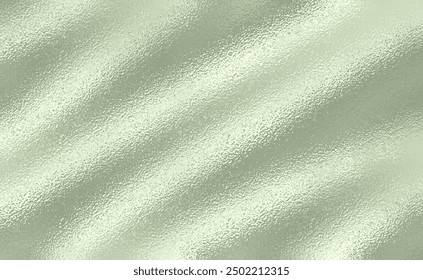 Vector green foil texture background. Abstract gradient bright and shiny light reflection rough texture surface. Vector illustration for background, backdrop, web, wallpaper, print and design artwork.