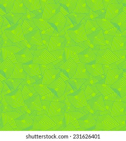 Vector green geometric pattern