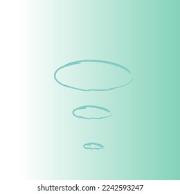 Vector of green gradient background