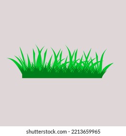 vector green grass natural isolated design