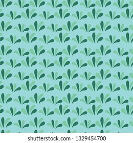 Vector green grass print seamless pattern background. Perfect for fabric, , scrapbooking, wallpaper,stationary projects.