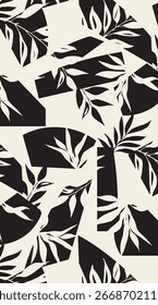 Vetor selva verde deixa padrão em fundo branco. Fundo tropical. Perfeito para têxteis, embalagem e etc.