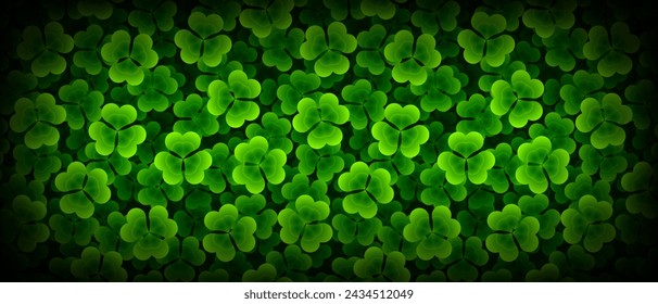 vector green leaf background pattern