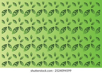 
Vector green leaf patterns are good for digital and print out needs