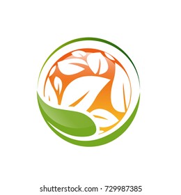 Vector Green Leaves Serial 3 0 Logo  