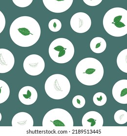 El verde vectorial deja burbujas blancas, fondo transparente. Excelente para telas, scrapbooking, proyectos de fondo, fondos, invitaciones, proyectos de diseño.