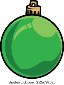 vector green lights for christmas