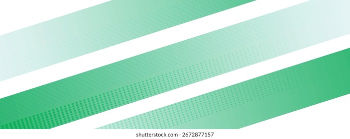 Vector green line background curve element with white space for text and message design, overlapping layers, vector