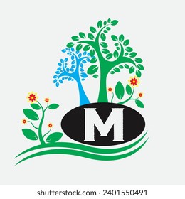 vector green m logo m logo free download