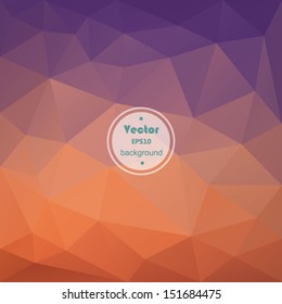 Vector green modern geometric background. Abstract background for design - vector illustration EPS10.