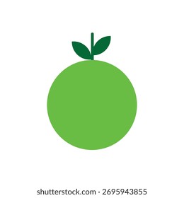 Design de ícone laranja verde-vetor 
