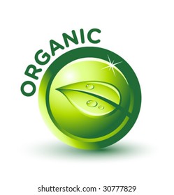 Vector Green ORGANIC Label