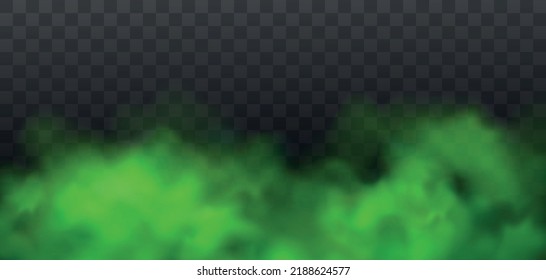 Vector Green Poisonous Mist Illustration On Stock Vector (Royalty Free ...