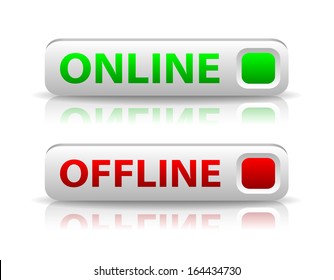 7,453 Online offline icon Images, Stock Photos & Vectors | Shutterstock