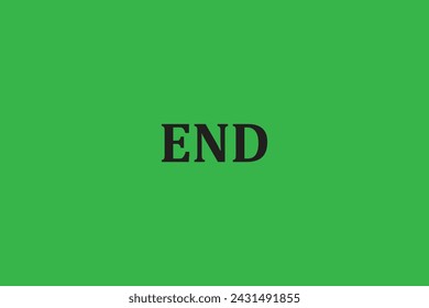 
vector green screen ending video footage animation