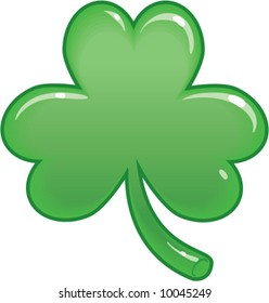 Vector Green Shamrock Stock Vector (Royalty Free) 10045249