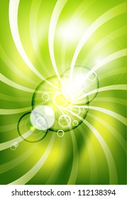 Vetor verde plano de fundo brilhante