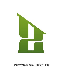 Vector Green Single Letter Z Estate Logo
