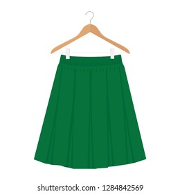 Vector Green Skirt Template Design Fashion Stock Vector (Royalty Free ...