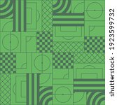Vector green soccer field pattern. Football illustration.