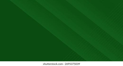 Vector green sporty background template vector with shiny lines and lights. Green modern
