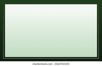 Vector green square black abstract frame.