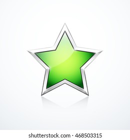 Vector Green Star