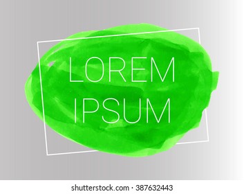 Vector green stripes drawn with markers. Elements for design and background