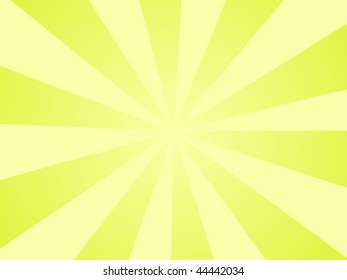 Vector Green Sunburst Background