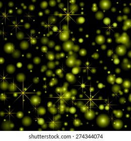 Vector green sunny good mood spring background. Abstract background.