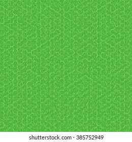 Vector Green Texture Fabric Backgroud.