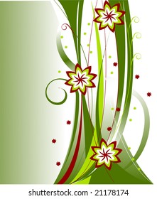 Vector green theme