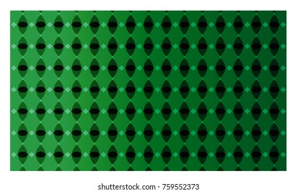 Vector of green triangle background pattern. A sample with polygonal shapes.
