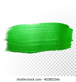 Green Watercolor Brush Stroke Vector Green Stock Vector (Royalty Free ...