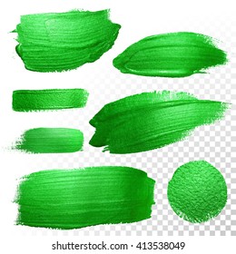 79,838 Green brush stroke vector Images, Stock Photos & Vectors ...