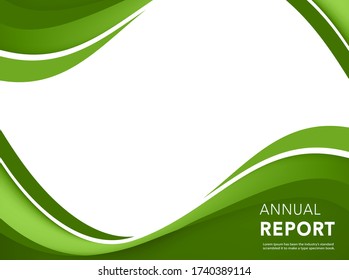 Vector grüner Wavy Wave abstract Swoosh Hintergrund. Wavy Wellen Banner Farbe Linie für Web-Banner. 