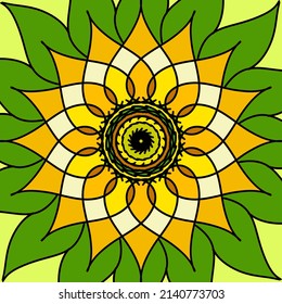 Vector Verde Amarillo Y Negro Y Blanco Sí Como Fondo