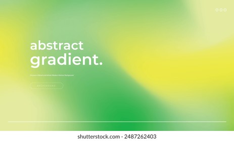 Vector verde y amarillo degradado fondo de moda abstracto
