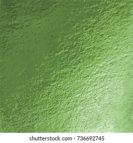 Vector greenery foil background template for cards, hand drawn green colored backdrop - invitations, posters, cards.