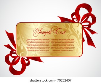 Vector greeting  card