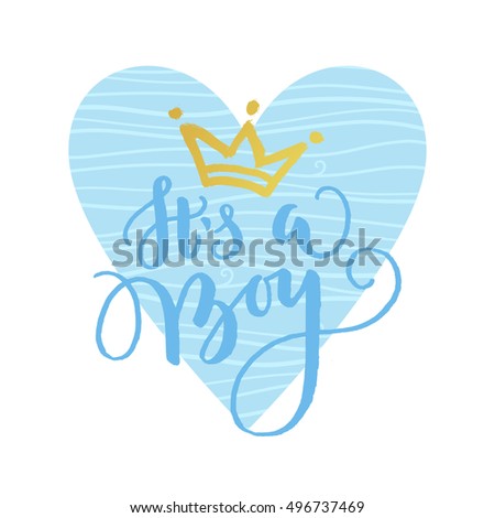 Vector Greeting Card Baby Shower Card Stock Vector Royalty Free