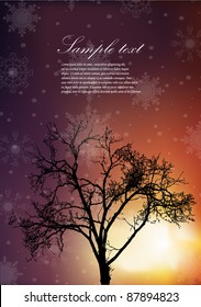 vector greeting card dedicated to new year holiday