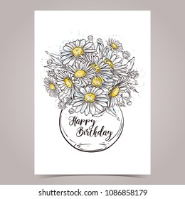 Vector greeting card design