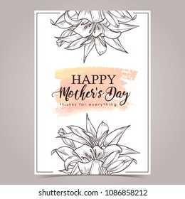 Vector greeting card design
