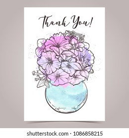 Vector greeting card design