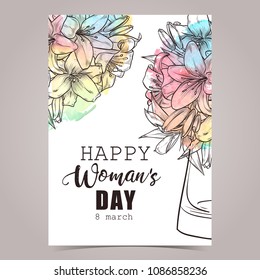 Vector greeting card design