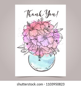 Vector greeting card design