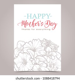 Vector greeting card designe