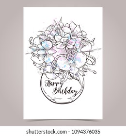 Vector greeting card designe